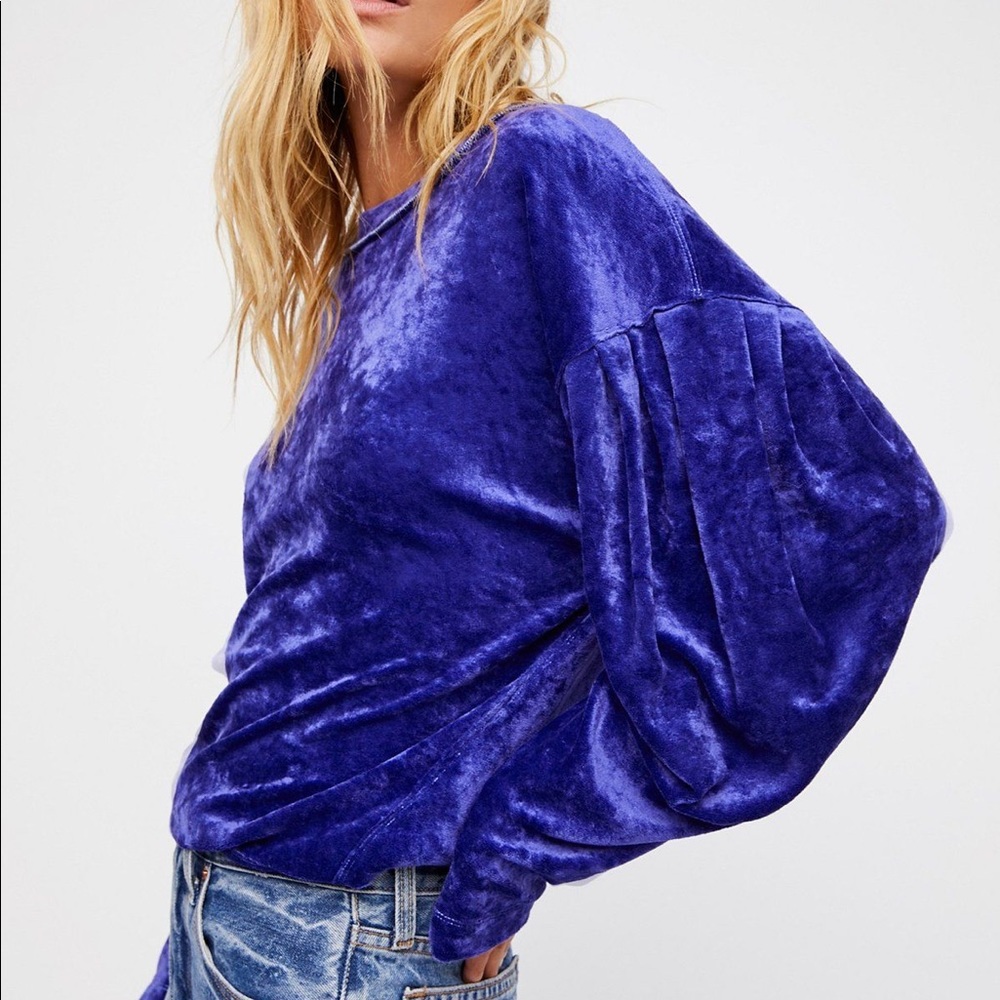 Free People Milan Layering Top Purple